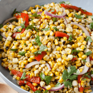 Sweet Buttered Corn w/ Roasted Red Peppers